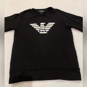 Giorgio Armani Kids’ Modal-blend jersey sweatshirt with logo (Pre-Loved)